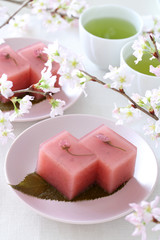 さくら羊羹　さくらの花