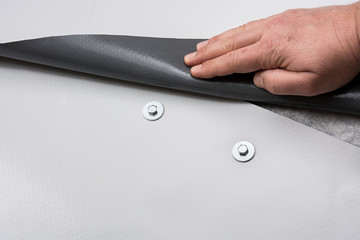 incorrectly attached PVC membrane, incorrect spacing