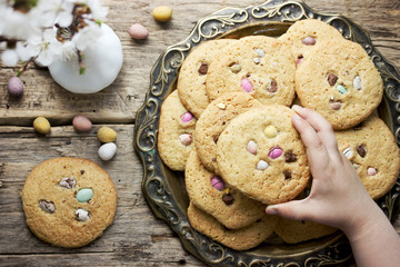 Easter egg cookies for kids