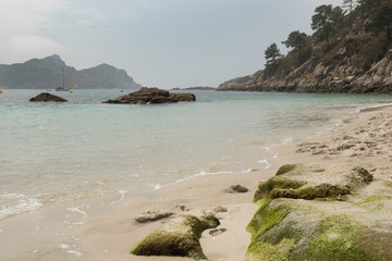 Nosa senora beach. Cies islands. Spain