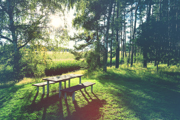 picnic table