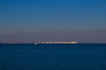 Ocean. Atlantic Ocean. C&aacute;diz. Picture taken &ndash; February 10, 2018.