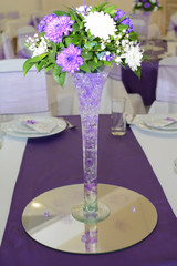 Luxury table setting for wedding 