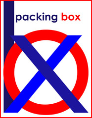 minimalist inscription box package logo