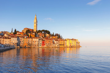 Beautiful sunset at Rovinj