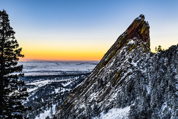 Snowy Sunset in Colorado  © Jeremy Janus