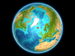 Iceland on planet Earth