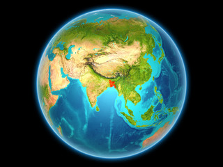 Bangladesh on planet Earth