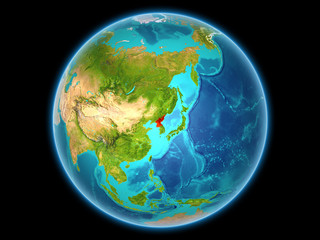 North Korea on planet Earth