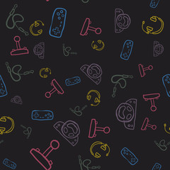 Seamless gamer patterm