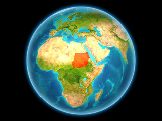 Sudan on planet Earth