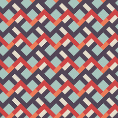 Abstract seamless retro vintage art pattern background