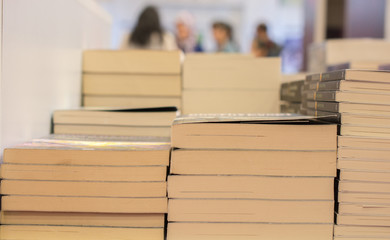 Stack of books as  Education and  business concept