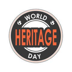 Fototapeta na wymiar world heritage day