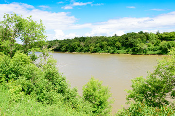 Fototapeta premium Lake at Fort Garry