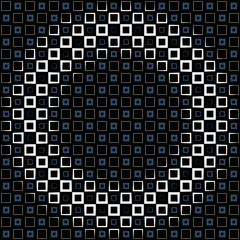 Abstract background with colorful squares and wavy thickness gradient