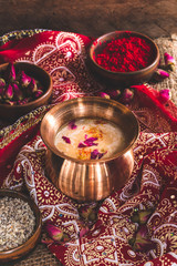Thandai ou Sardai, Boisson Indienne pour le Holi Festival ou le Deepavali.