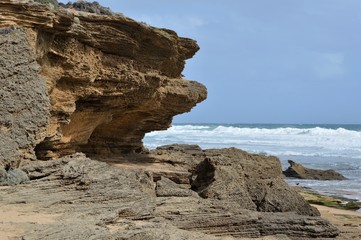 Rock formations on the beach - Australia