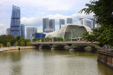 Набережная Сингапура.