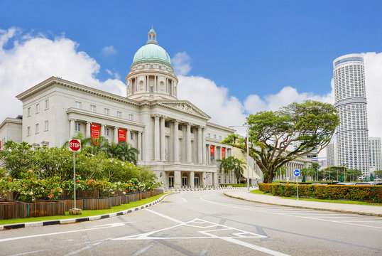 Сингапур,  Старое здание Верховного суда.