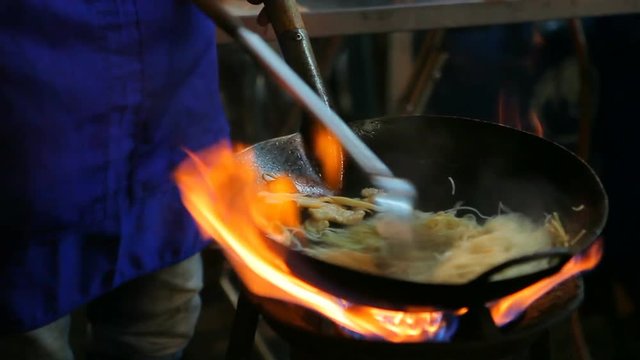chinese food cooking street food bangkok thailand