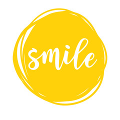 'Smile' motivation  poster