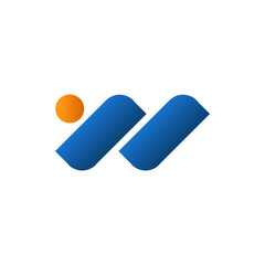 Folding Human Figure Shape Symbol