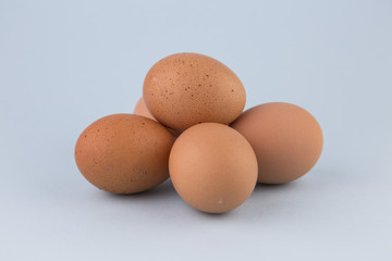 whole eggs of organic farming