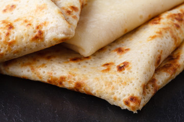 pile of pancakes for maslenitsa carnival