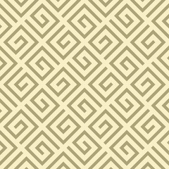 Abstract geometric spiral seamless pattern. Meander seamless.