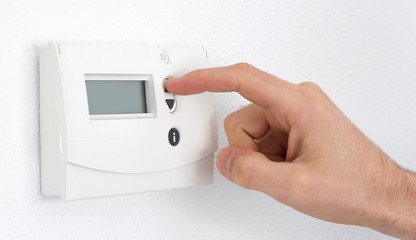 Vintage digital thermostat