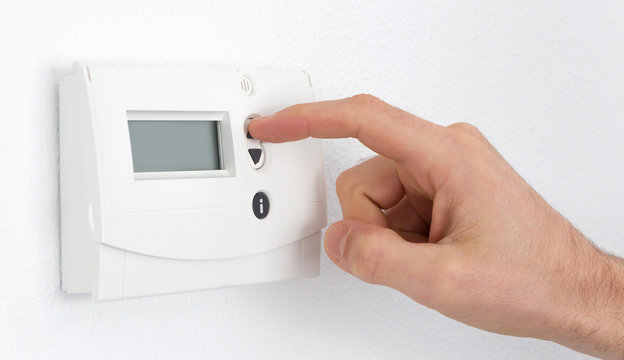 Vintage digital thermostat