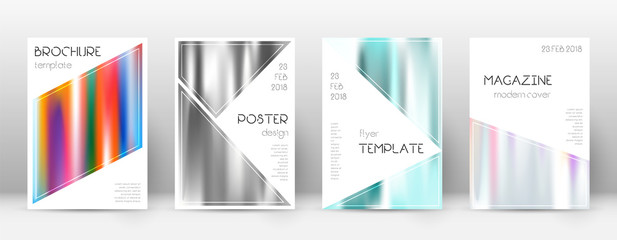 Flyer layout. Triangle sublime template for Brochure, Annual Report, Magazine, Poster, Corporate Presentation, Portfolio, Flyer. Bewitching lines cover page.