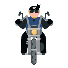 Motorcycle biker design