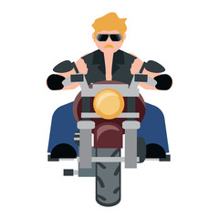 Motorcycle biker design