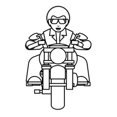 Motorcycle biker design