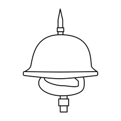 Naklejka premium Motorcycle helmet icon