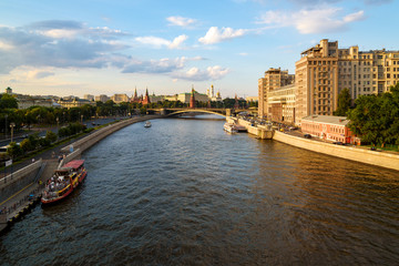 Naklejka premium Moscow river