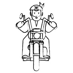 Motorcycle biker design