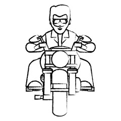 Motorcycle biker design