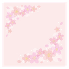桜の花 背景 / vector eps 10