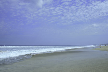 Sand ocean sky