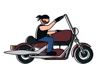 Fototapeta na wymiar Motorcycle biker design