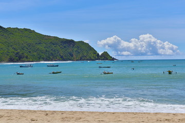 Mawun Beach, Lombok island, Indonesia