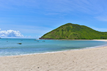 Fototapeta na wymiar Mawun Beach, Lombok island, Indonesia