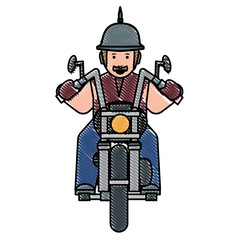 Motorcycle biker design