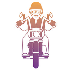 Motorcycle biker design