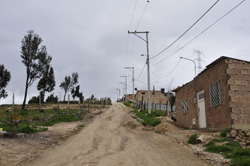 route en terre battue