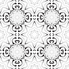 Fototapeta premium Vector seamless pattern. Modern stylish texture. Repeating geometric tiles