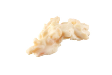 white chocolate with nuts